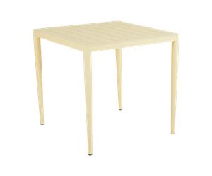 Brafab Table à manger Bigby Lemon. 76x76 cm