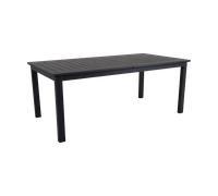 Brafab Table à manger extensible Lomma Noir 194-312 cm