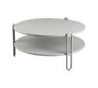 Brafab Table basse Blixt Light grey Ø85 cm