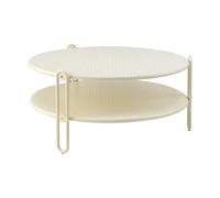 Brafab Table basse Blixt Pearl white. Ø85 cm