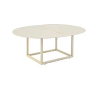 Brafab Table basse Olive Blanc perle. 110x80 cm