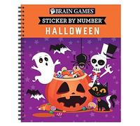 Brain Games - Sticker By Number: Halloween