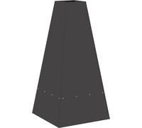 Braise Noir 50 x 50 x 100 cm Acier