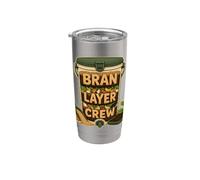 BRAN LAYER CREW Bokashi Compost cuisine Gobelet isotherme en acier inoxydable double paroi