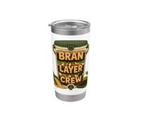 BRAN LAYER CREW Bokashi Compost cuisine Gobelet isotherme en acier inoxydable double paroi