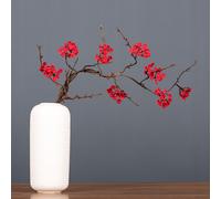 Branche Cerisier Artificiel 87cm, Fleurs Soie Rose, Décoration Zen pour Maison et Cérémonie du Thé,