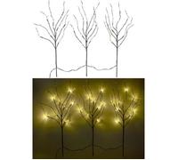 Lunartec 3 branches décoratives lumineuses 24 LED