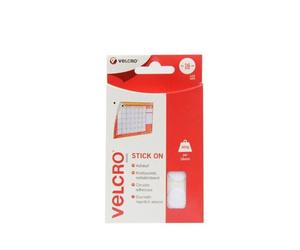 Brand Pastilles Adhésives Velcro Ø 16mm Blanc