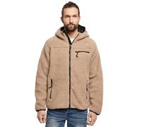 Brandit Teddyfleece Worker Jacket, color: camel, size: 3XL