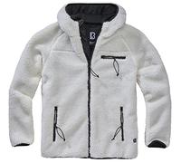 Brandit Teddyfleece Worker Jacket, color: white, size: 3XL