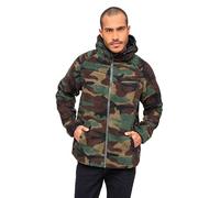 Brandit Teddyfleece Worker Jacket, Color: woodland, Size: M
