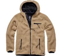 Brandit Teddyfleece Worker, Sweat à capuche zippé 7XL Camel Camel
