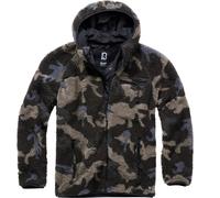 Brandit Teddyfleece Worker Veste, Camouflage sombre, Taille M