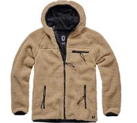 Brandit Teddyfleece Worker Veste, Sable, Taille XXL