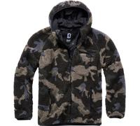 Brandit Veste Teddyfleece Worker Jacket en camouflage foncé XXL