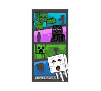 BrandMac Minecraft Serviette de Plage Serviette de Bain 70 x 140 cm 100% Coton (Minecraft Adventure Time)