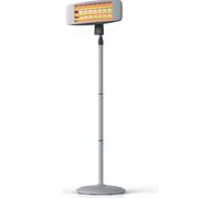 Brandson Chauffage radiant avec télécommande pour terrasse - Lampe chauffante Chauffage radiant pour terrasse - 3 niveaux de puissance - Indicateur de puissance LED - Chauffage radiant pour table à la