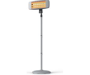 Brandson Chauffage radiant avec télécommande pour terrasse - Lampe chauffante Chauffage radiant pour terrasse - 3 niveaux de puissance - Indicateur de puissance LED - Chauffage radiant pour table à la