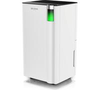Brandson Déshumidificateur Compresseur, Sécheur d'air WLAN, 12 L par 24 h, réservoir d'eau de 2 L, jusqu'à 25 m², déshumidification 12 l/jour, réservoir 2 l, contrôle par app, Alexa, minuterie 1-24 h,