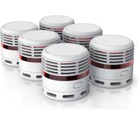 Brandson détecteur de fumée pile 10 ans, volume 85 db, LED, bouton test, Certified