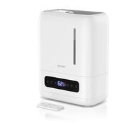 Brandson Humidificateur d'air, diffuseur d'arômes, humidificateur d'ambiance, ultrasons, réservoir d'eau de 4 l, humidité de l'air réglable, compartiment à arômes, télécommande, fonction de désinfecti