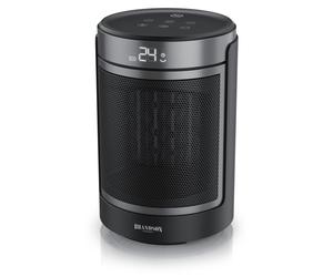 Brandson Radiateur soufflant céramique 1500W avec télécommande, protection contre la surchauffe et le renversement Chauffage de salle de bain avec oscillation, mode ECO, sécurité enfants