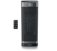 Brandson - Radiateur soufflant silencieux à économie d'énergie - oscillation - avec télécommande - gagnant - mode Eco - 2 niveaux - minuterie - chauffage céramique - salle de bain salon bureau