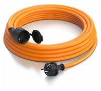 Brandson Rallonge, Type F Schuko, Câble électrique Rallonge pour l'extérieur 3500W, Outdoor, IP44 - 40m