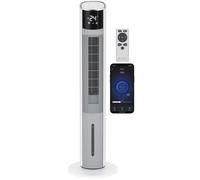 Brandson Refroidisseur d'air mobile avec refroidissement de l'eau, refroidisseur évaporatif, réservoir d'eau de 3,5L, climatiseur, 60W, WIFI humidificateur d'air, moteur ECO DC, extrêmement silencieux