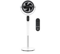 Brandson Ventilateur sur pied avec télécommande silencieux, DC, 60 % d'économie d'énergie, oscillation 3D, 21.5 cm de diamètre, lauréat 2025, veilleuse, minuterie, 24 vitesses, 88,5 - 109,5 cm