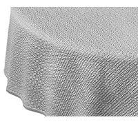Brandsseller Nappe de Jardin Ø 160 cm Nappe avec Passepoil Outdoor Nappe Rond Mousse Souple pour Jardin, Terrasse, Balcon résistant aux intempéries antidérapant - Gris
