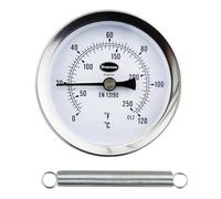 Brannan Thermomètre à pince pour tuyaux - Thermomètre d'équilibrage pour tuyaux d'eau chaude et radiateurs