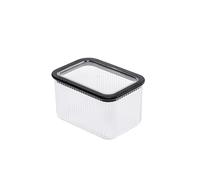BranQ Home essential Neroli Récipient universel avec couvercle pour conserver des aliments tels que la farine, les céréales, le sucre et plus encore, en plastique, sans BPA, 1 l
