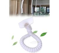 Bras d'aspiration des fumées, Bras d'extraction de fumées réglable, 180 cm, hotte rotative à 360°, noir/laiteux, plusieurs tailles(Milky,5CM-47.24 IN/120CM)