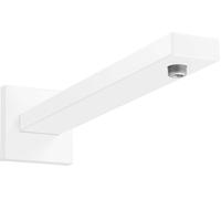 Bras de douche à main Karree 389 mm, 27694700, Couleur: blanc mat