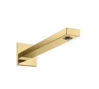 Bras de douche à main Karree 389 mm, 27694990, Couleur: Optique en or poli
