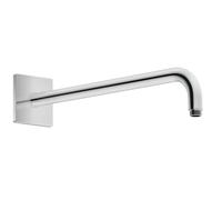 Bras de douche Duravit coudé, uniquement pour douches de tête jusquà 240 mm, rosace carrée, UV0670030000, Couleur: chrome