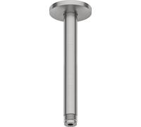 Duravit - Bras de douche de plafond, 21 cm, inox brossé UV0670025070