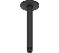 Duravit bras de douche UV0670025046 200 mm, noir mat, raccordement au plafond, rond