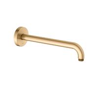 Bras de douche KEUCO, forme rosace ronde, saillie 300 mm, 51688250300, Couleur: Laiton brossé