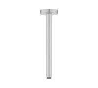 KEUCO Bras de douche Universal 51689170300 – raccord plafond rond, saillie 300 mm, aluminium