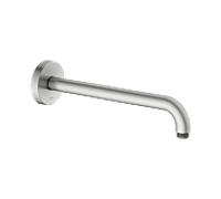 Bras de douche KEUCO Universal 51688210300 saillie 300 mm, finition inox, raccordement mural, rosace ronde