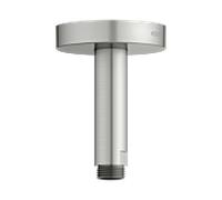 Bras de douche universel KEUCO 51689210100 saillie 100 mm, finition inox, raccordement au plafond, rosace ronde