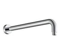 Bras de douche mural AqvaZone AqvaShower 035554750, 400 mm, rond, filetage mâle 1/2 pouce x filetage mâle 1/2 pouce, chromé