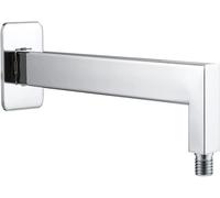 Bras de Douche Mural Carrée en Acier Inoxydable Bras de Extension 35 cm pour Pommeau Douche Pluie,HPF001-1