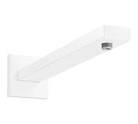 Bras de douche Square M 1/2" 389mm, Blanc mat (27694700)