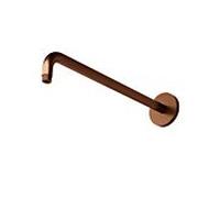 Steinberg Série 100 Bras de douche, 450mm, support mural renforcé, rond, 1007910BC, Couleur: cuivre brossé