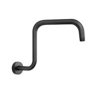 Bras de douche surélevé Rallonge de pommeau douche, colonne montante en col cygne avec brides, rallonge surélevée for salle bain, 33 cm (13 po)