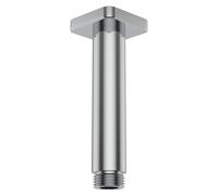 Bras de plafond pour pomme de douche pluie avec rosace carrée 100mm chromé - LAUFEN HF960099100001