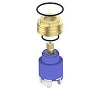 Bras de remplacement pour cartouche d'eau mixte Keuco 50100000359 complet, adapté pour 51127